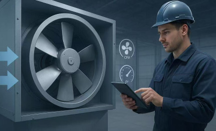 Axial fan supplier for warehouse ventilation